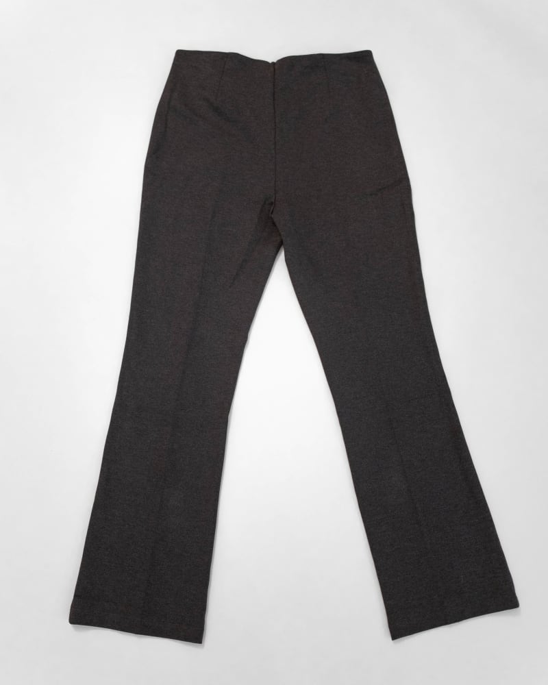Front of a model wearing a size 1X Elysse Wide Leg in Charcoal by Lysse. | dia_product_style_image_id:303159